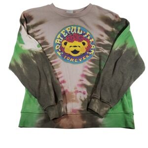 Grateful Dead Dancing‎ Bear Tie Dye Crewneck Sweatshirt Medium MD M